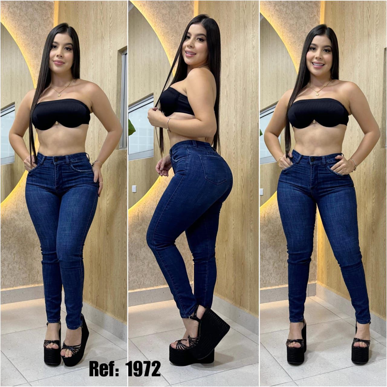 Blue Butt-Lifting Skinny Jeans  | 100% Authentic Colombian Denim